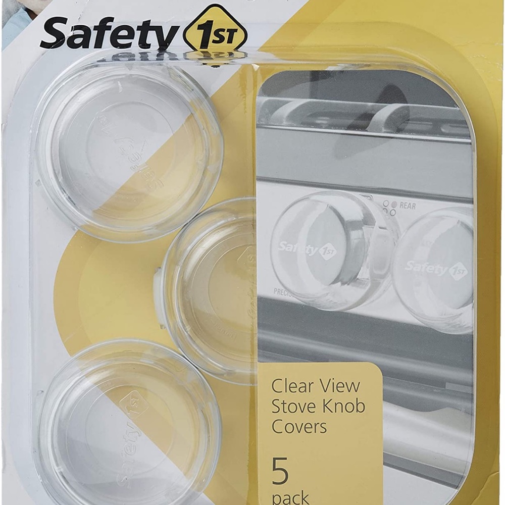 New in box - Safety first stove knob covers